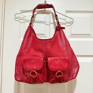 HOBO Red Leather Shoulder bag